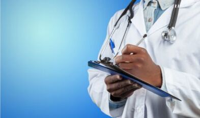 den Dokter mécht eng Notiz